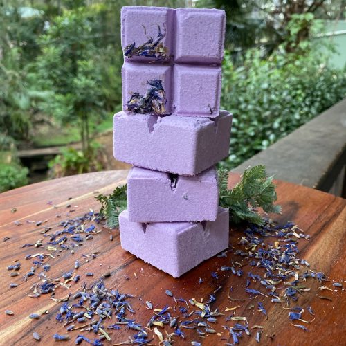 SHOWER STEAMERS -MELLOWOUT-LAVENDER-PACK OF 4