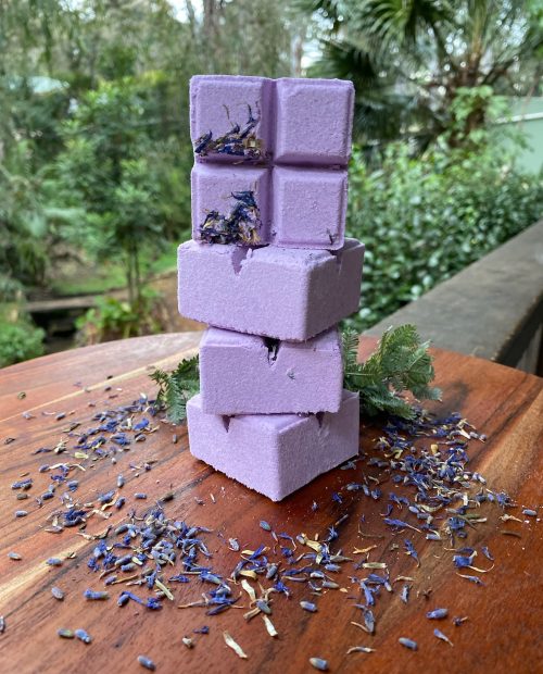 SHOWER STEAMERS -MELLOWOUT-LAVENDER-PACK OF 4