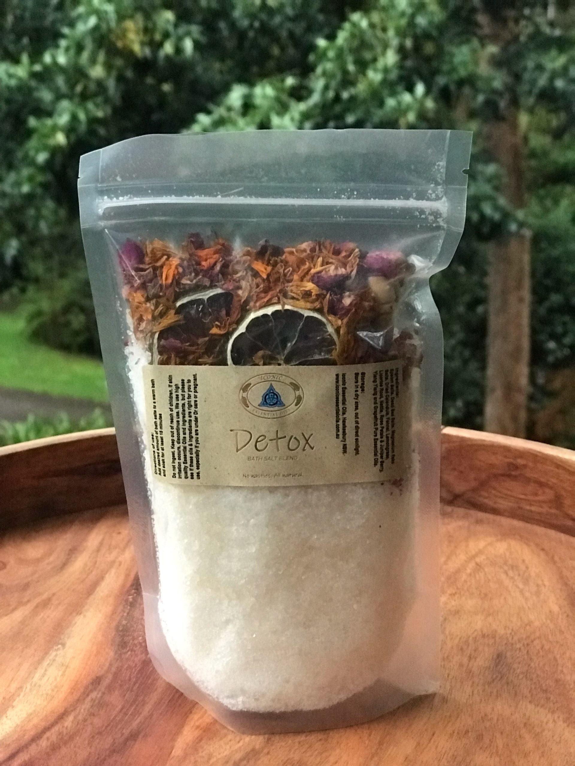 DETOX BATH SALTS 400G Iconic Essential Oils