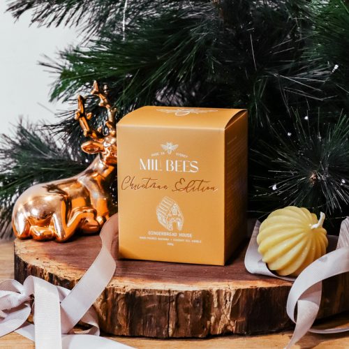 WOODWICK GINGERBREAD HOUSE BEES WAX CANDLE