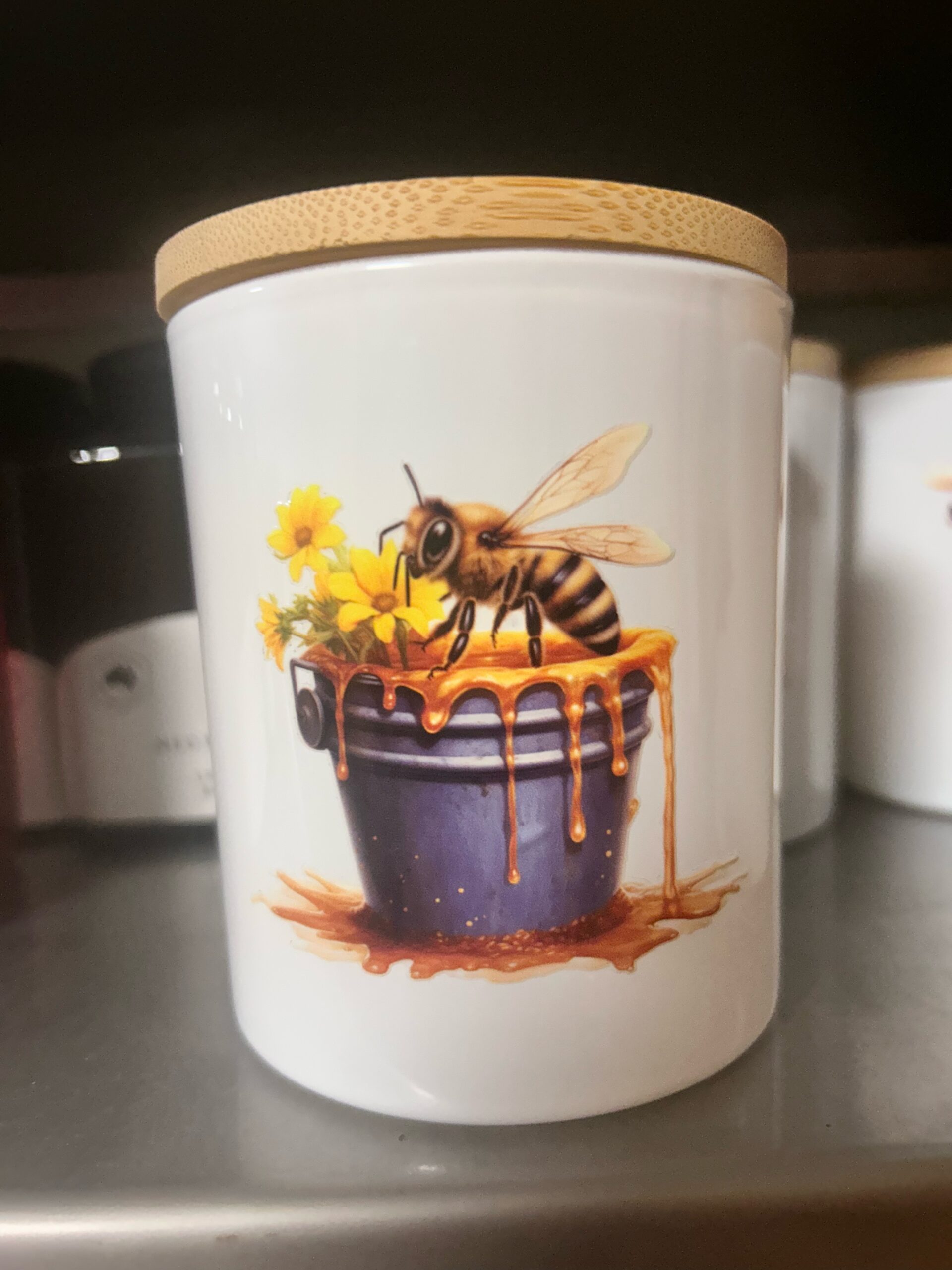 WOODWICK BLACK RASPBERRY VANILLA BEES WAX CANDLE - Image 2